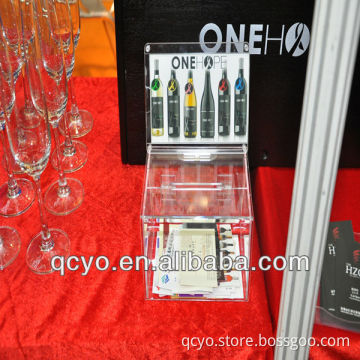 Elegant acrylic business card holder